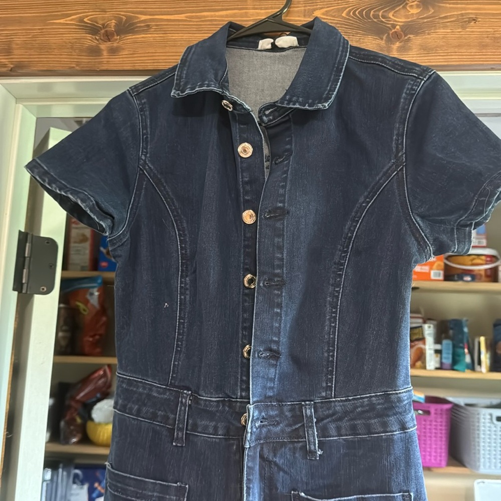 Short sleeve Jean overall